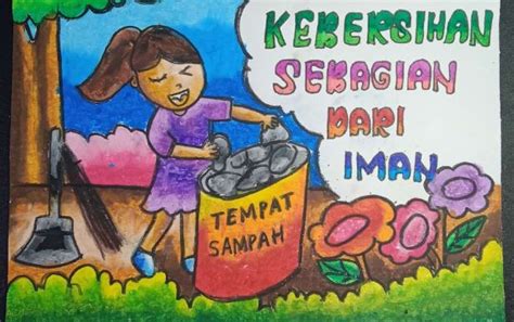 Contoh Poster Kebersihan Lingkungan Yang Mudah Untuk Dibuat