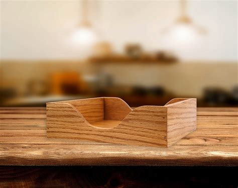 Oak Napkin Holder Paper Napkin Holder Napkin Box Dinner Napkin