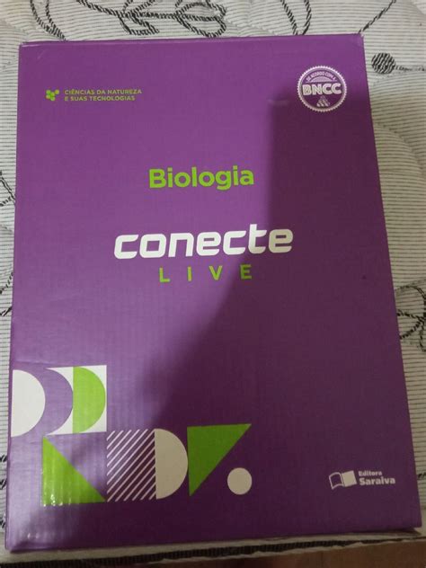 Livro Conecte Live Biologia Volume Único Livro Saraiva Nunca Usado