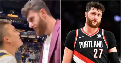 Escándalo En La Nba Gigante De 213 Encara A Un Hincha Y Lanza Su Celular Por Los Aires Deportes