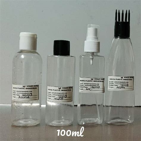 Tulip Plastic Hair Oil Bottle Packaging Size Ml Ml Plastic