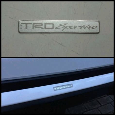 Jual Emblem Trd Sportivo Tulisan Bodykit Spoiler Toyota Shopee Indonesia