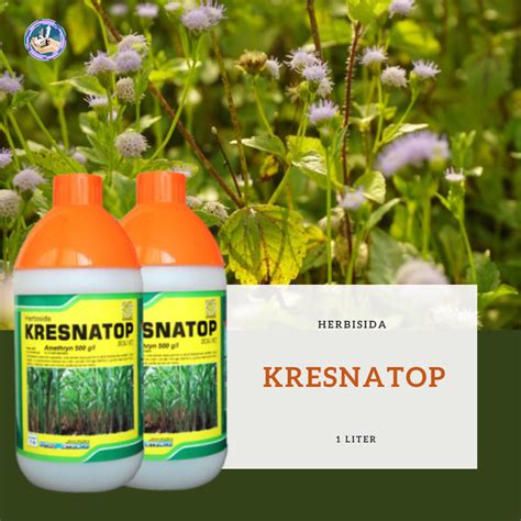 Herbisida Kresnatop 1 Liter Pembasmi Gulma Pengendali Rumput Obat