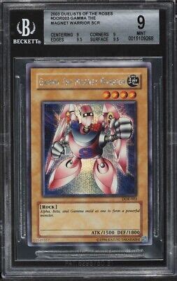 BGS 9 Mint Yu Gi Oh Gamma The Magnet Warrior DOR 003 Prismatic