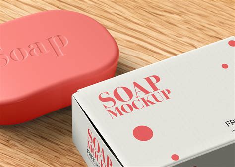 Free Soap With Box Packaging Mockup Behance