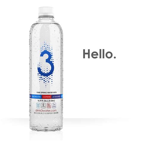 Egc Just Launched Eurovitas New Health Brand 3water 3 Is Pure Spring