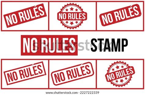 rules rubber stamp set vector stock vector royalty