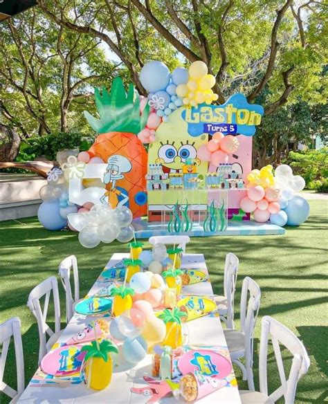 Tem Tica De Bob Esponja In Spongebob Birthday Party Decorations