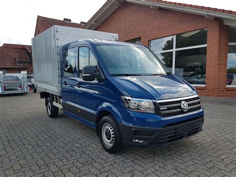 Volkswagen Crafter Pritsche DoKa 35 2 0 TDI MR 4x4 Klima Reimport