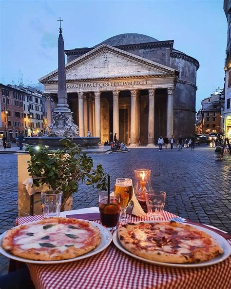 Pizza with a view in Rome, Italy : r/Food_Explorer