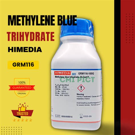 Jual Methylene Blue Trihydrate Hi Cert Gram Gram Himedia