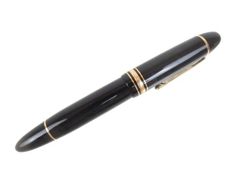 1円スタート Montblanc モンブラン マイスターシュテュック 149 万年筆 ペン 14c ブラック×ゴールド 筆記用具モンブラン