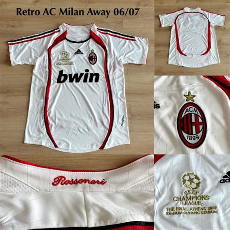 Jual Jersey Retro Milan Away Final Athens Ready Xl