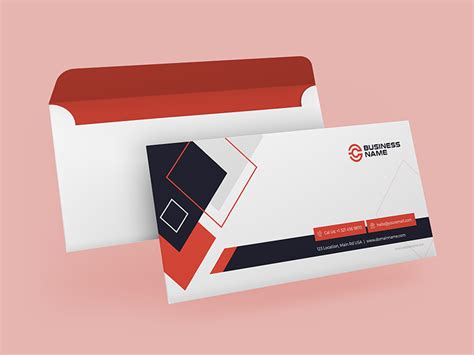 20 Modern Envelope Designs and Formats | Envelope Templates