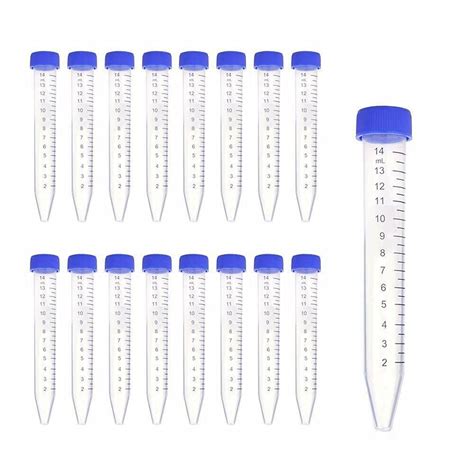 FveBzem 50 tubos de centrífuga cónicos de 0 5 fl oz Tubo de