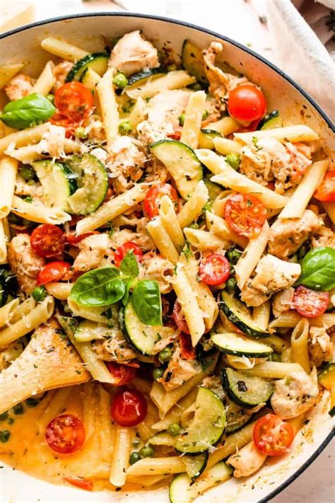 Chicken Pasta Primavera Diethood