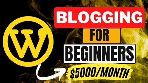 How To Start A Blog That Brings You Money Build Your First Website