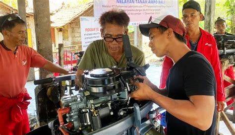 Nusabali Nelayan Tanah Ampo Dilatih Perbaiki Mesin Kapal