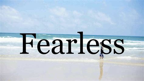 How To Pronounce Fearless🌈🌈🌈🌈🌈🌈pronunciation Of Fearless Youtube