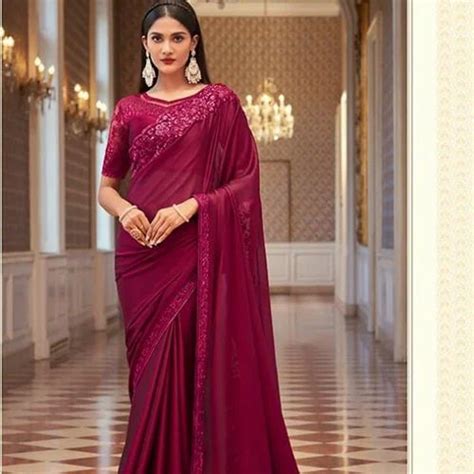 Embroidered Anmol Elegance Xv Two Tone Georgette Wholesale Designer Saree Catalogv At Rs 1925 In