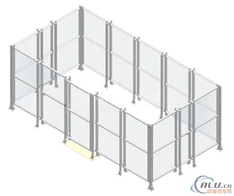 欧标铝型材围栏 防护罩工作台 其它 上海安腾铝业有限公司