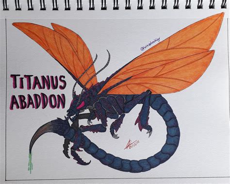 Titanus Abaddon 2021 (OC) : r/Monsterverse