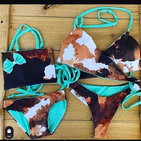 Cow Print Bikini