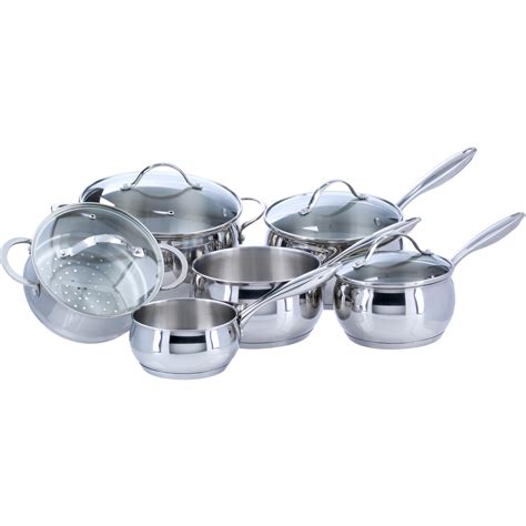 Masterclass 6 Piece Stainless Steel Cookware Set Big W