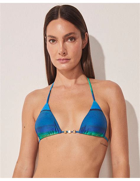 Bikini Tops Top Bikini Lacinho Listrado Espelho De Agua Brand Agua De