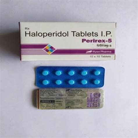 Haloperidol 0 5 Mg 5 Mg Tablets Packaging Type Blister 1 X 10 At