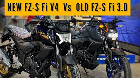 New Yamaha FZ S Fi V4 0 Vs Old Yamaha FZ S Fi V3 0 Detailed Comparison