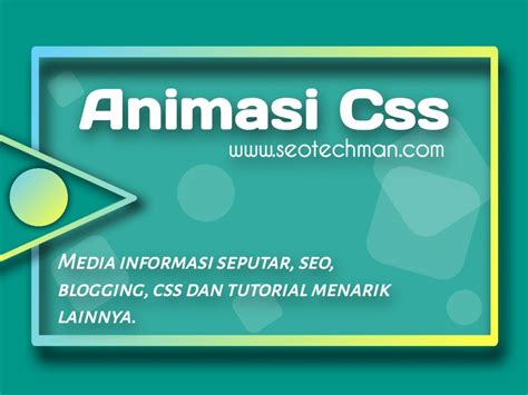 Cara Membuat Animasi Bergerak Dengan Css