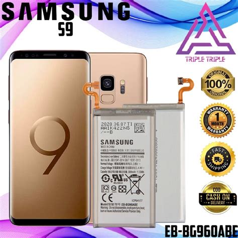 Samsung Galaxy S9 Battery Original Model Eb Bg960abe Capacity 3000mah Shopee Philippines