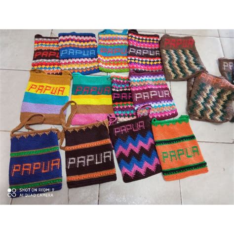 Jual Tas Noken Papua Oleh Oleh Khas Papua Shopee Indonesia