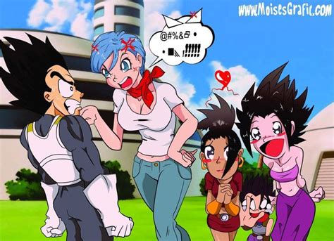 Vegueta Bulma Kale Kyabe Caulifla Dragon Ball Art Anime Dragon