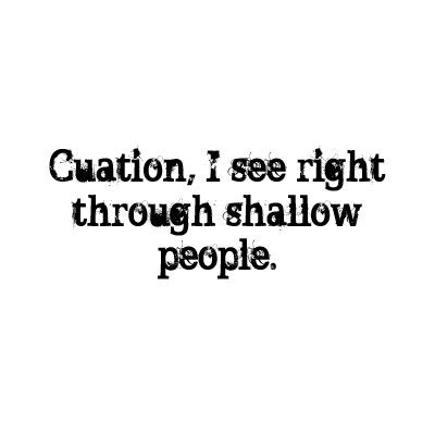 Quotes About Shallow People. QuotesGram