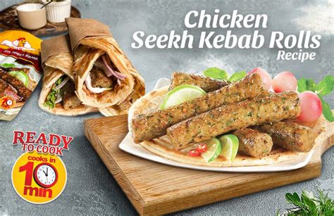 Recipe To Make A Quick Chicken Seekh Kabab Roll Zorabian