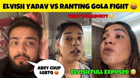 NEW FIGHT Elvish Yadav Vs Ranting Gola Elvish Yadav Vs Shamita