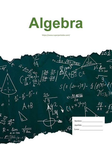 Portadas De Algebra Las Mejores Descargas De 2024