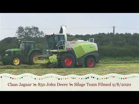 Claas Jaguar 850 JDSilage Team YouTube