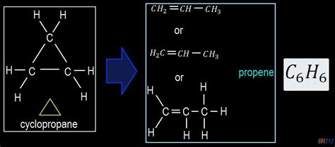 draw  structure    constitutional isomer  cyclopropane