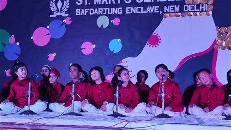 Hindustani Music Performance By Class Ii St Marys School Safdarjung