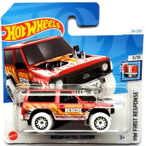 HOT WHEELS NISSAN Patrol Custom Red 2024 HW First Response 5 10 Short