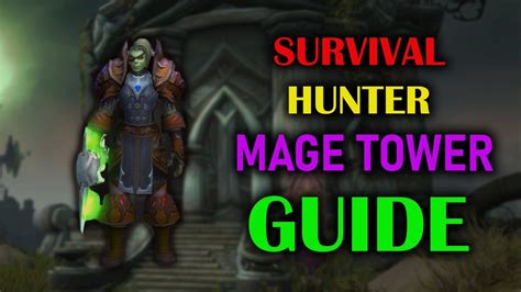 Survival Hunter Mage Tower Guide Voice Dragonflight Season