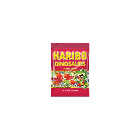 Haribo Dinosaurs Gummy Candy 5 Oz Each Bag The Box Bring 12 Bags