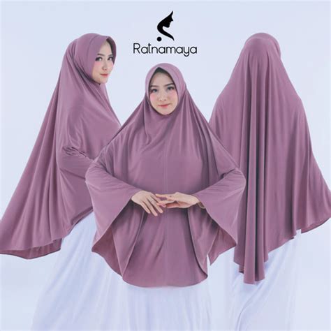 Jual Khimar Pet Antem Jersey Premium Hijab Instan Bergo Hamidah Size