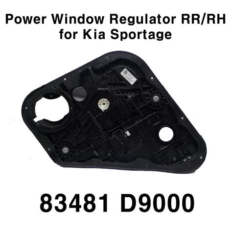 OEM Power Window Regulator Panel Rear Left Right Set For Kia Sportage