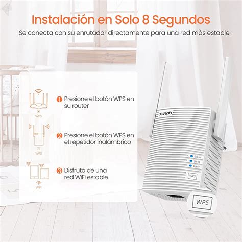 Extensor De Rango Universal Inal Mbrico Tenda De Doble Banda Ac