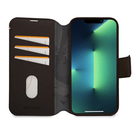 Funda Folio De Cuero Decoded Detachable Wallet Para Iphone 14 Pro Max