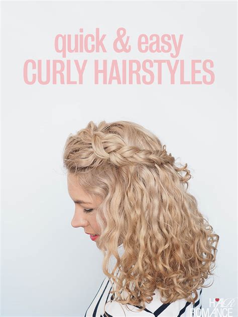 Style In Under Seconds Two Easy Curly Hair Tutorials Hair Romance